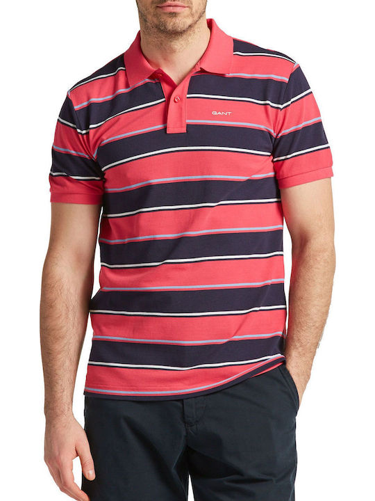 Polo Kurzarmbluse Coral