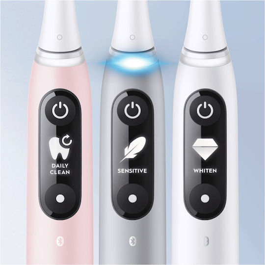 Oral-B Io Series 6 Ηλεκτρική Οδοντόβουρτσα με Χρονομετρητή, Αισθητήρα Πίεσης και Θήκη Ταξιδίου Γκρι
