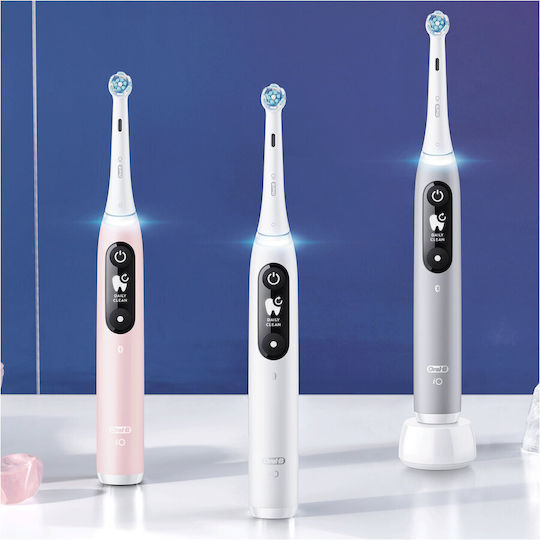 Oral-B Io Series 6 Ηλεκτρική Οδοντόβουρτσα με Χρονομετρητή, Αισθητήρα Πίεσης και Θήκη Ταξιδίου Γκρι