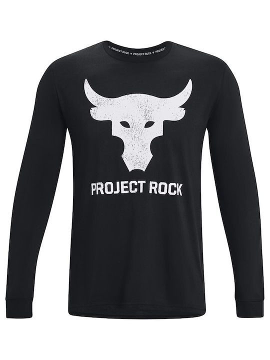 Project Rock Brahma Bull Αθλητικό T-shirt Μαύρο