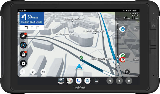 Webfleet Συσκευή Πλοήγησης GPS Pro X με Οθόνη 8" Bluetooth / Wi-Fi & Kartensteckplatz 1KCX.001.00.1