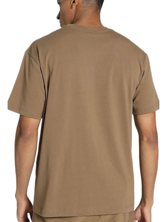PUMA Open Road Short Sleeve T-shirt Brown