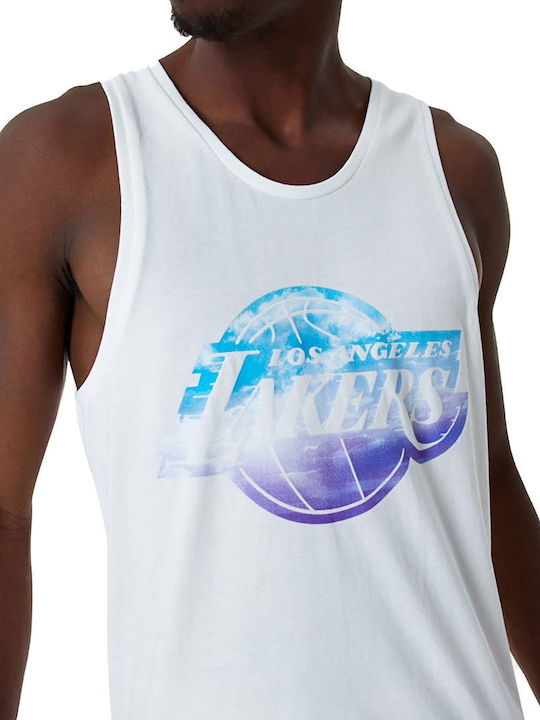 NBA Sky Print Αθλητικό T-shirt Γαλάζιο
