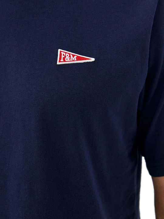 T-shirt Navy Μπλε