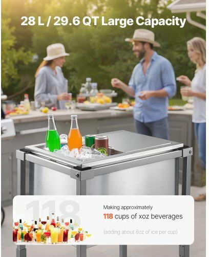 Vevor Ecru Portable Fridge 28lt QRSCBC201BXG5MS0I001V0