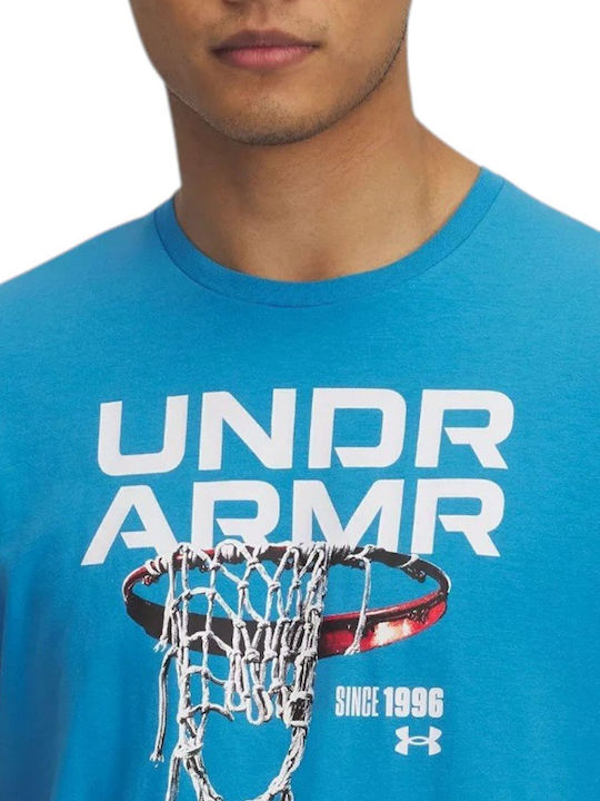 Hoops Athletic T-shirt Blue