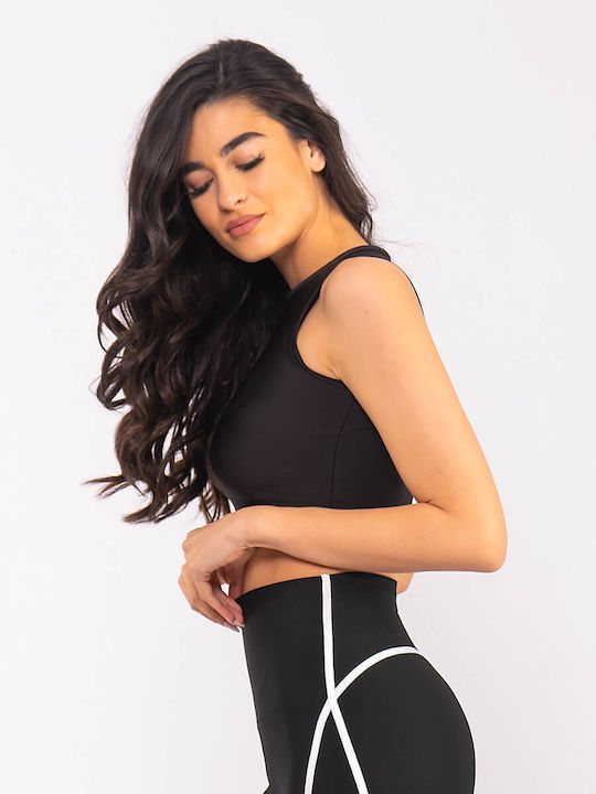 Women's Sports Bra without Padding Black
