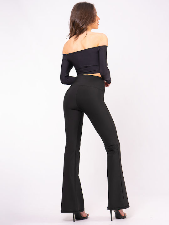 Damen Leggings Formendefinition Hohe Taille Push-up Schwarz
