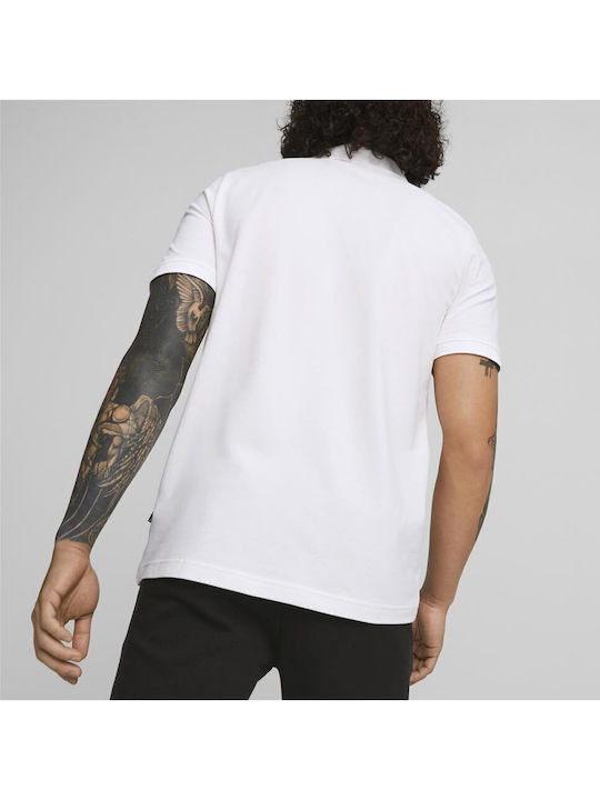 Essentials Polo Athletic Short Sleeve White T-Shirt