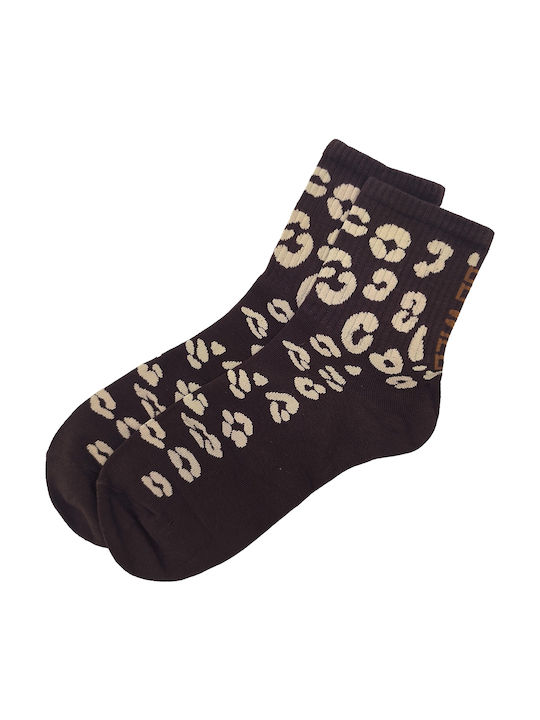 Gift-Me Women's Socks Dark Brown Gift-Me Women's Socks Dark Brown