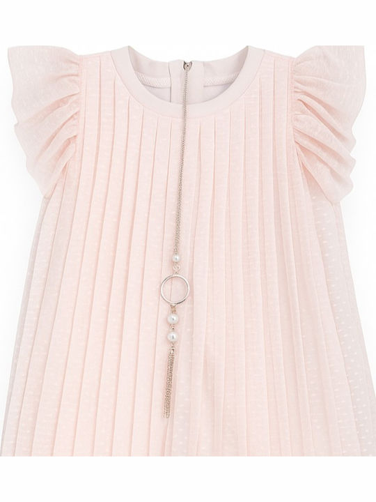 Kinderkleid Kurzärmelig Tüll Pink