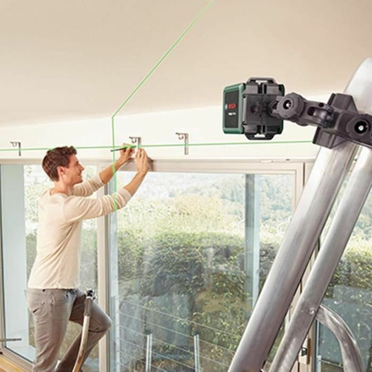 Bosch Autonivelant Liniar Nivelă Laser Fascicul Verde cu Domeniu de Lucru 12m