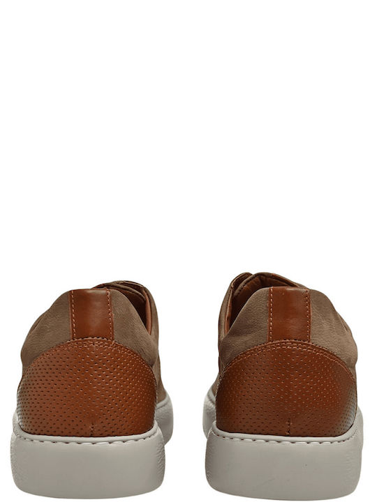 Men's Leather Casual Shoes Beige