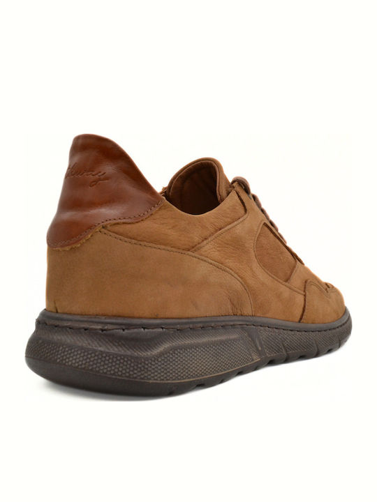 Leder Herren Freizeitschuhe Tabac Braun