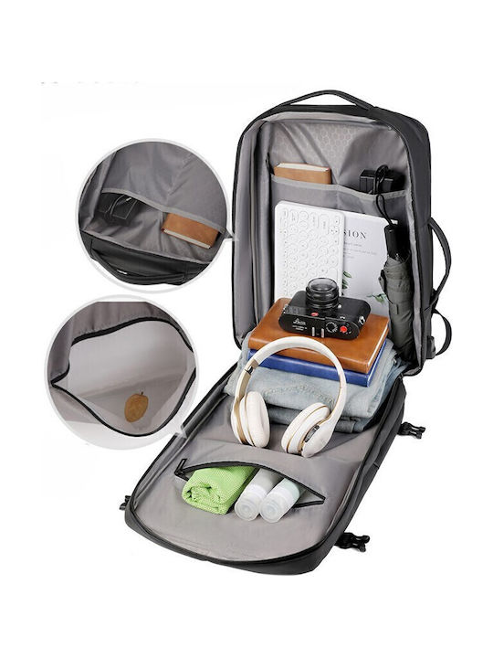 R&J Backpack Waterproof 40lt Black