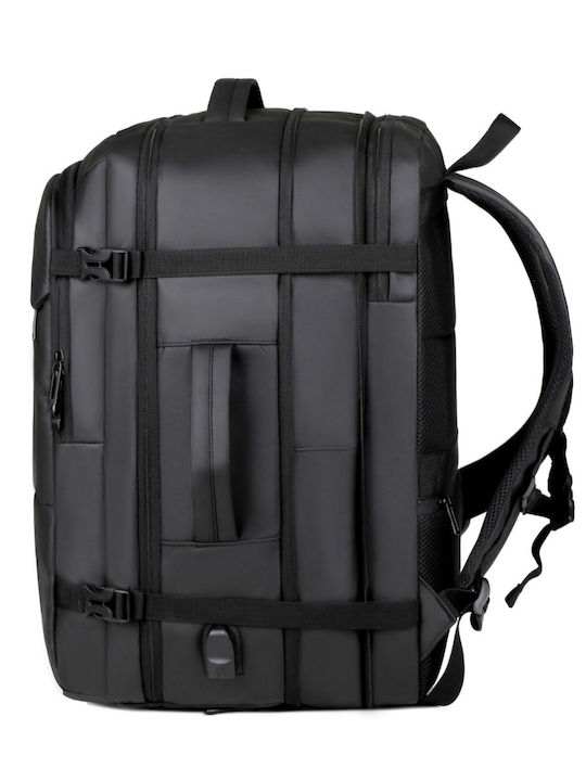 R&J Backpack Waterproof 40lt Black