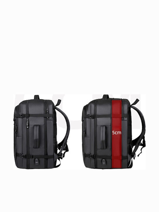 R&J Backpack Waterproof 40lt Black