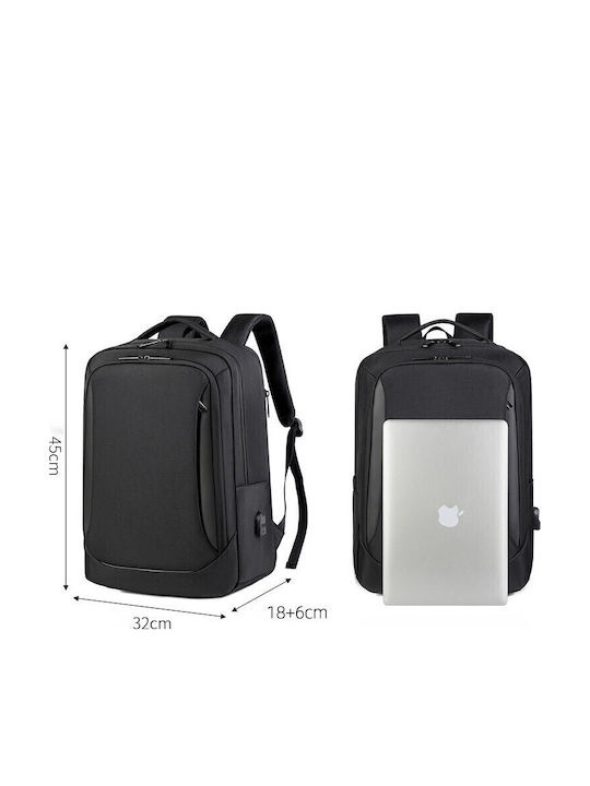 R&J Backpack Waterproof 34lt Black
