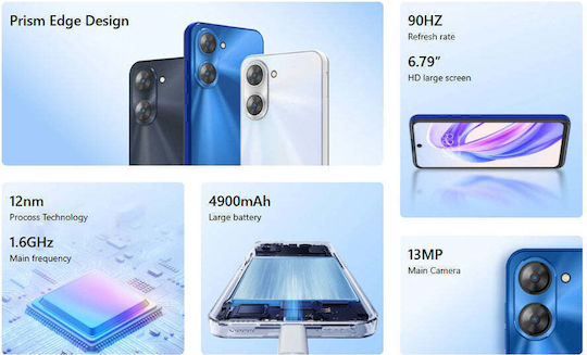 Meizu Mblu 21 Dual SIM (4/64GB) Μαύρο