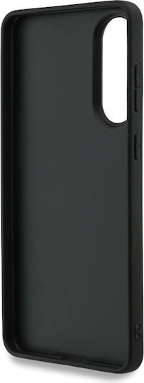 Guess Classic Задна корица Пластмаса / Изкуствена кожа / Метал / Силикон Черен (Galaxy S25 Edge)
