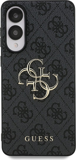 Guess Classic Задна корица Пластмаса / Изкуствена кожа / Метал / Силикон Черен (Galaxy S25 Edge)