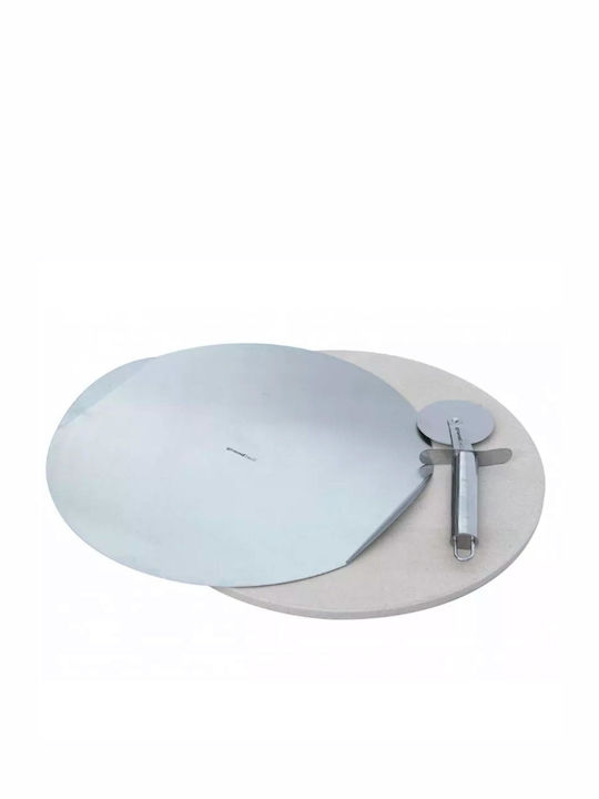 GrandHall Farfurie joasă Inox Gri 33buc