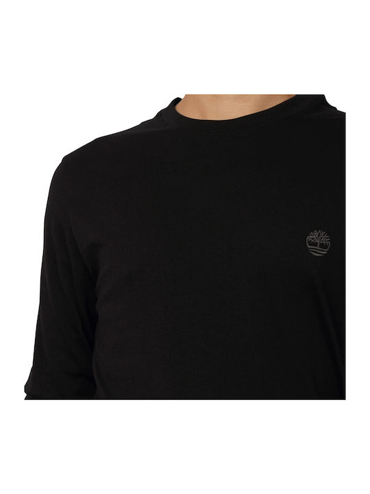 Dunstan River Long Sleeve Black Blouse
