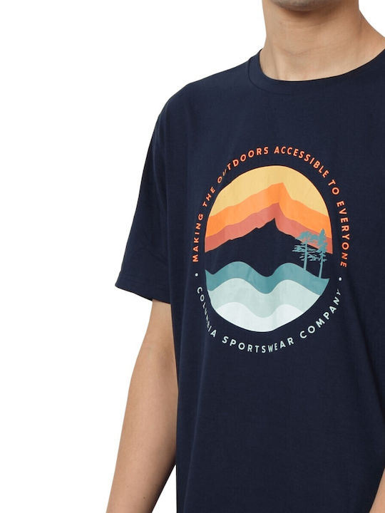 Path Lake Ii T-shirt Navy Blue