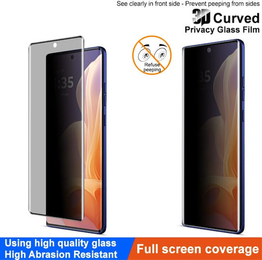 Imak Privacy Full Face Tempered Glass Μαύρο (Moto G85)
