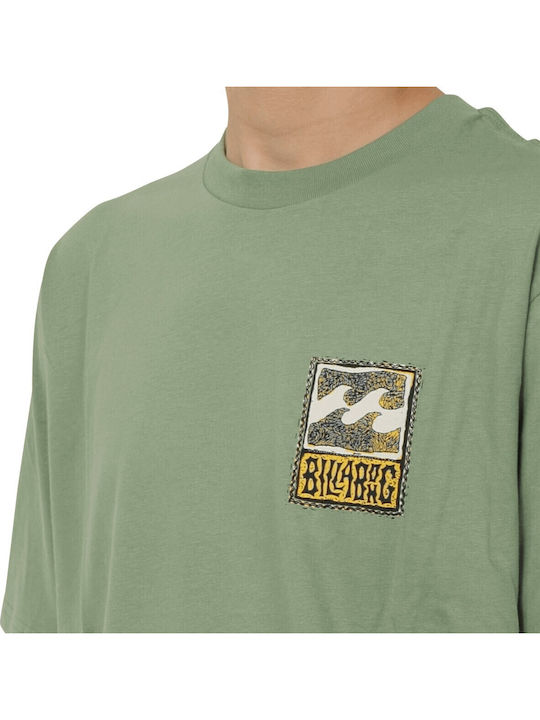 Stamp T-shirt Moss