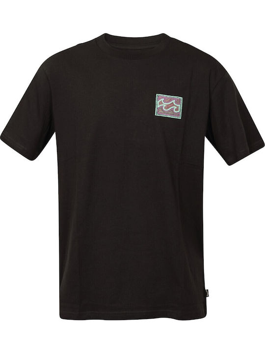 Crayon Wave T-shirt Black
