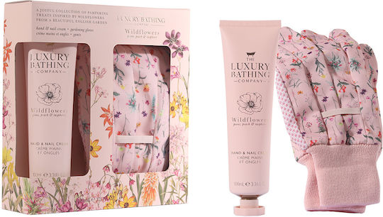 The Luxury Bathing Company Wildflowers, Peony, Peach and Raspberry Set Îngrijire pentru Curățare corp 2buc
