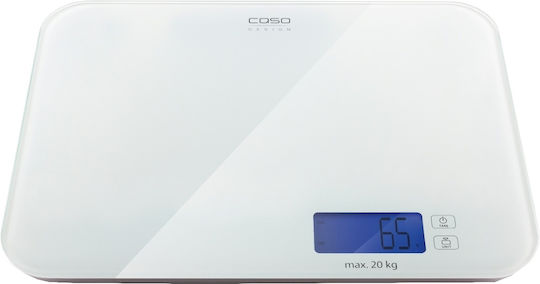 Caso Ψηφιακή Ζυγαριά Κουζίνας έως 20kg Λευκή