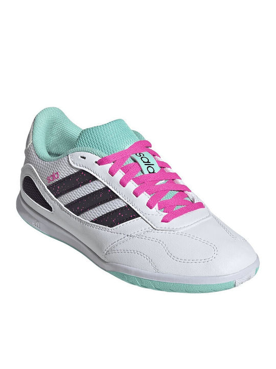Super Sala Competition 3 Kids Indoor Soccer Shoes White