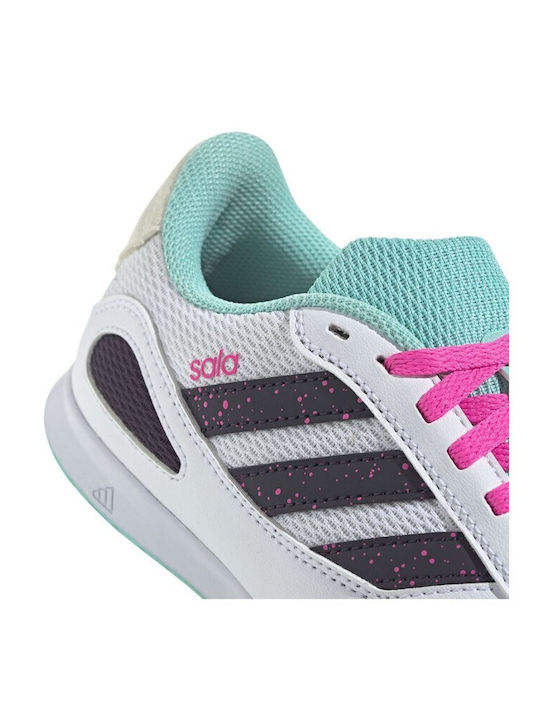 Super Sala Competition 3 Kids Indoor Soccer Shoes White