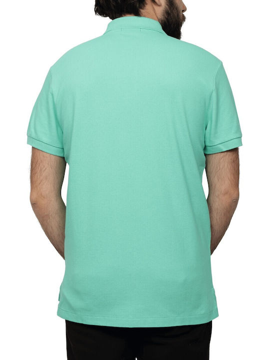 Polo Short Sleeve Blouse Petrol Blue
