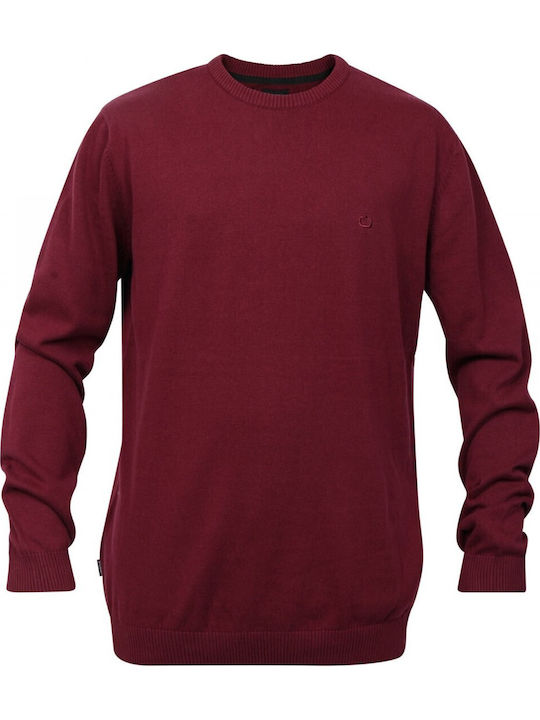 Langarm-Pullover Wine