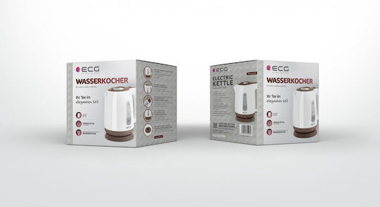 ECG Fierbător 1.7lt 2200W Alb
