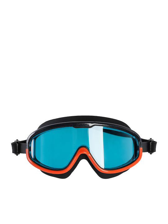 Mad Wave Target Swimming Goggles Adults with Anti-fog Lenses Orange