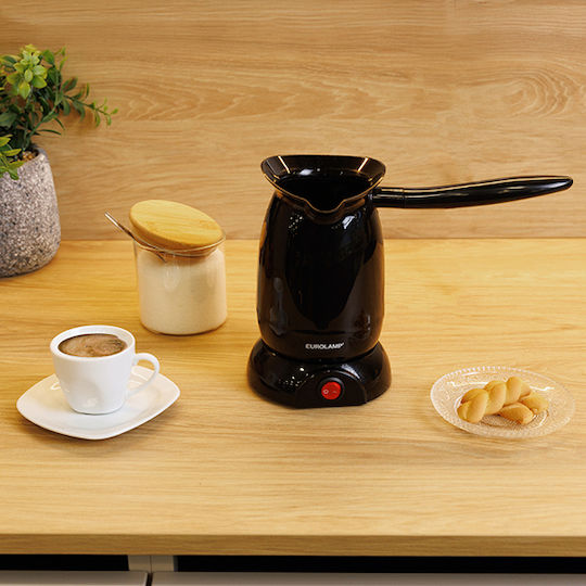 Eurolamp Electric Greek Coffee Pot 800W with Capacity 600ml Black