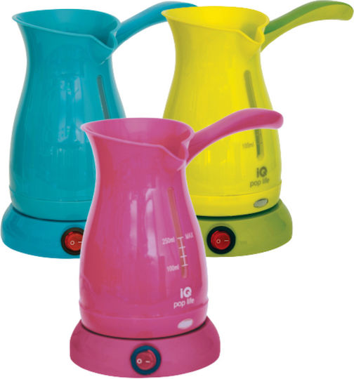 IQ Electric Greek Coffee Pot 450W with Capacity 300ml Yellow