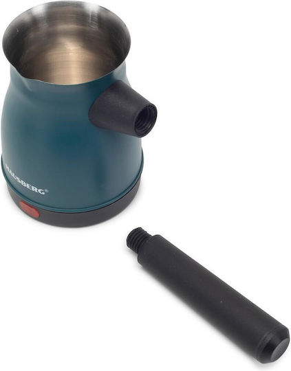 Hausberg Electric Greek Coffee Pot 800W with Capacity 500ml Blue