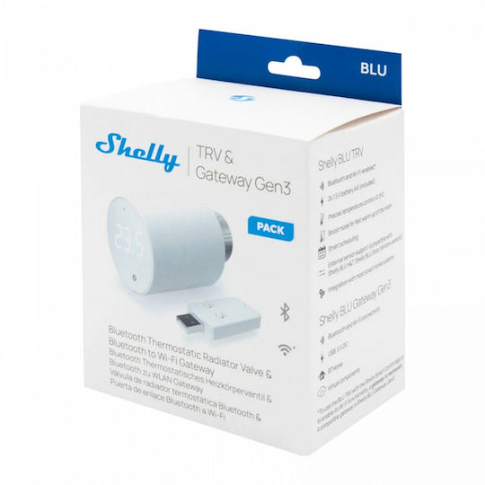 Shelly Manual Thermostatic Radiator Valve for Radiator Body 1pcs