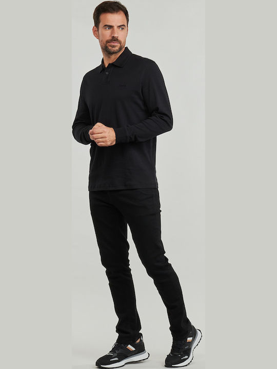 Polo Long Sleeve Blouse Black