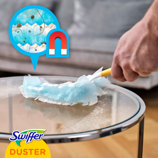 Swiffer Duster Feather Duster with Handle & Refills 5 Pieces