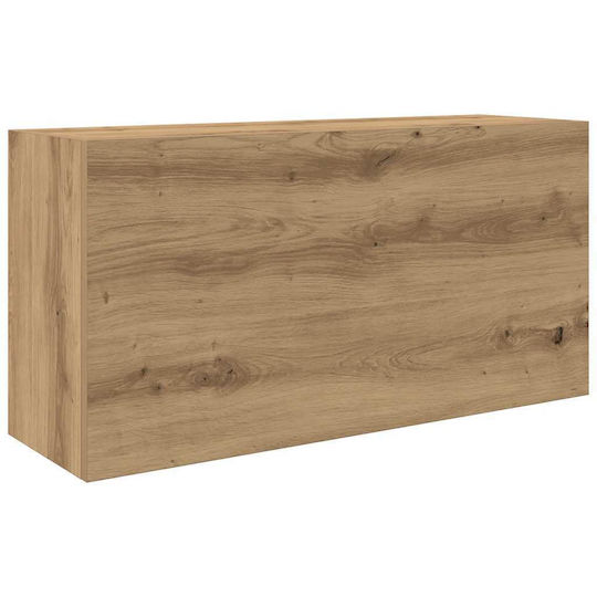 vidaXL Bathroom Cabinet L80xW25xH40cm Oak