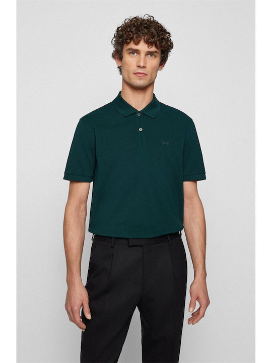 Pallas Polo Short Sleeve Blouse Green