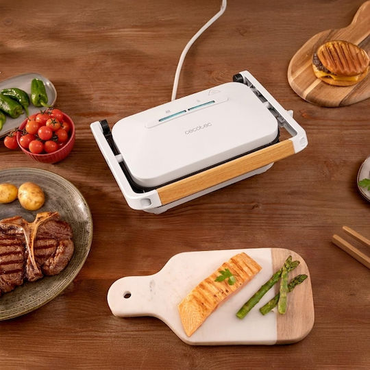 Cecotec Rock’ngrill Сандвич тостер за 2 Сандвичи 1300W Бял