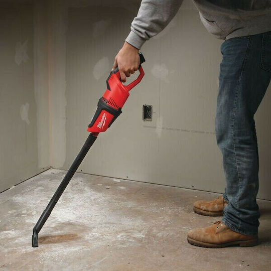 Milwaukee M12 HV-0 Επαναφορτιζόμενο Σκουπάκι Χειρός 12V Χωρίς Φορτιστή και Μπαταρία Κόκκινο