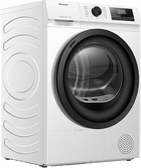 Hisense DHQE800BW2 Uscător de rufe 8kg cu pompă de căldură